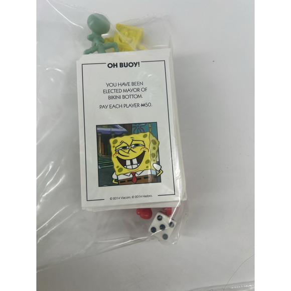 2005 Monopoly Spongebob SquarePants Edition Hasbro Nickelodeon Game Complete - Picture 6 of 9